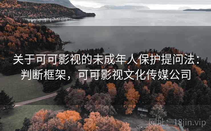 关于可可影视的未成年人保护提问法：判断框架，可可影视文化传媒公司
