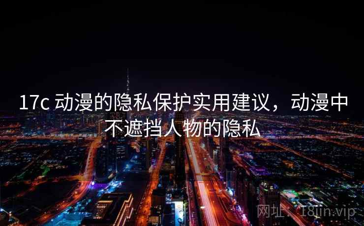 17c 动漫的隐私保护实用建议，动漫中不遮挡人物的隐私