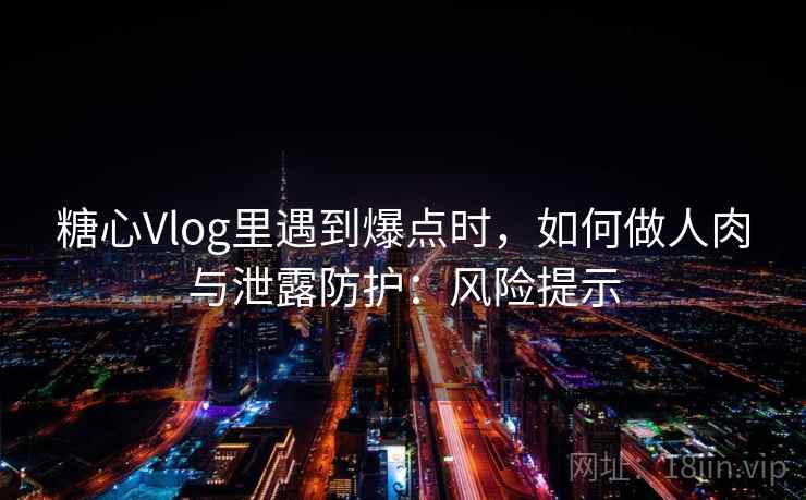 糖心Vlog里遇到爆点时，如何做人肉与泄露防护：风险提示