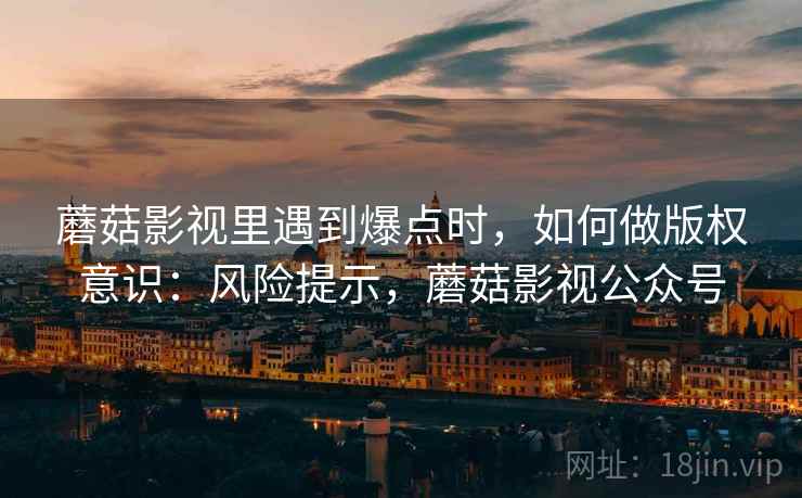 蘑菇影视里遇到爆点时，如何做版权意识：风险提示，蘑菇影视公众号