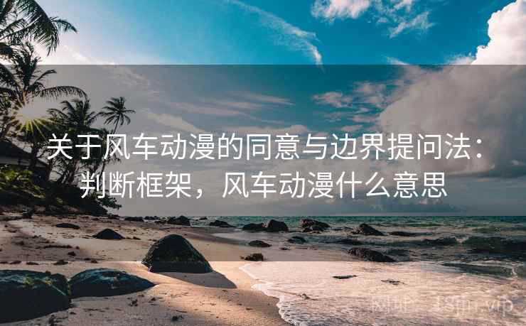 关于风车动漫的同意与边界提问法：判断框架，风车动漫什么意思